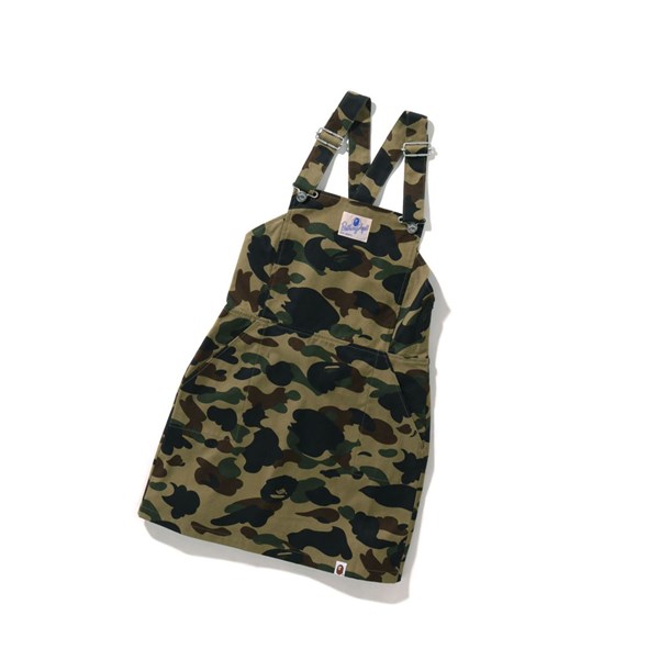 Army Green A BATHING APE 1st Camo Jumper Mini Women's Skirts | QK8920541