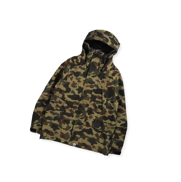 Army Green A BATHING APE Gore-tex 1st Camo Snowboard Men's Jackets | BM1650439