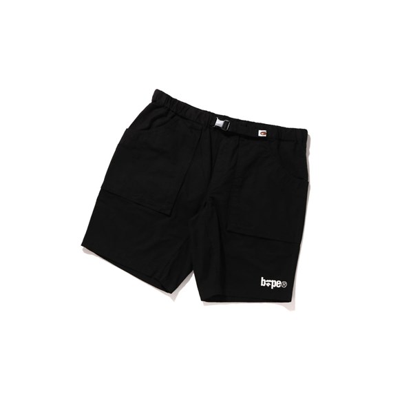 Black A BATHING APE Climbing Men's Shorts | FV4832160