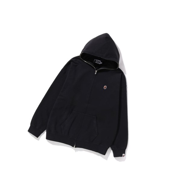Black A BATHING APE Crystal By Bathing Overdyed Oversized Full Zip Women's Hoodie | FK4175962