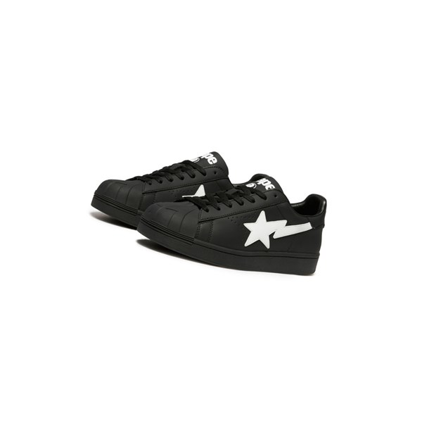 Black A BATHING APE Skull Sta L Low Women's Sneakers | HX4203169