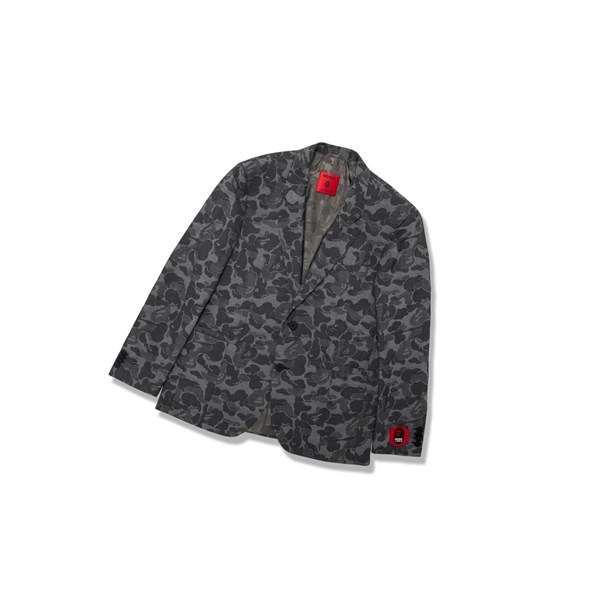 Black A BATHING APE X Hugo Camo Men's Jackets | AU0523874