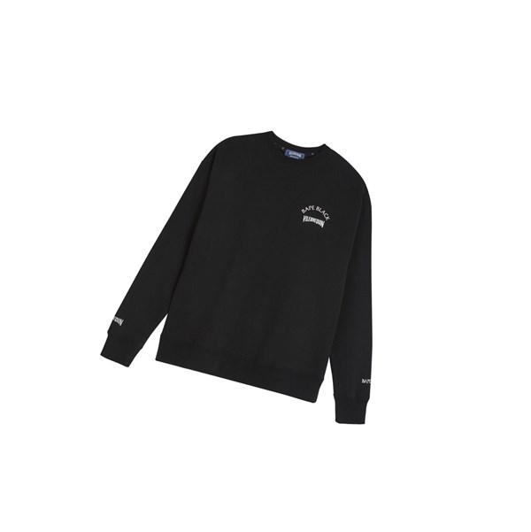 Black A BATHING APE X Vilebrequin Swape Men's Sweatshirts | BZ9847051