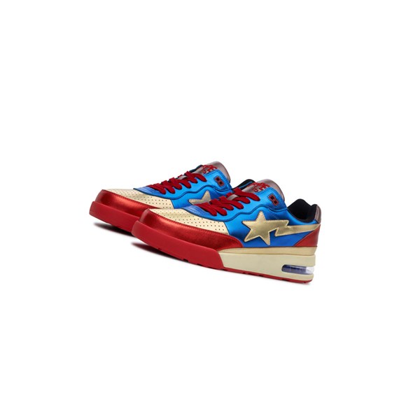 Blue A BATHING APE Road Sta Mid Women's Sneakers | QI2046917