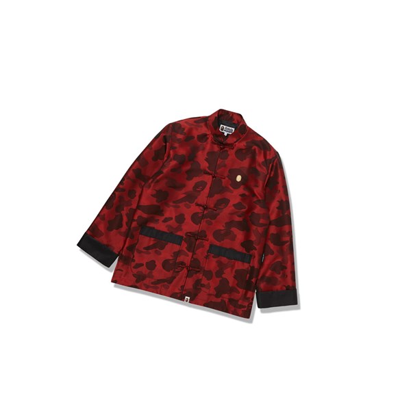 Bright Red A BATHING APE China Men's Jackets | BX2367581