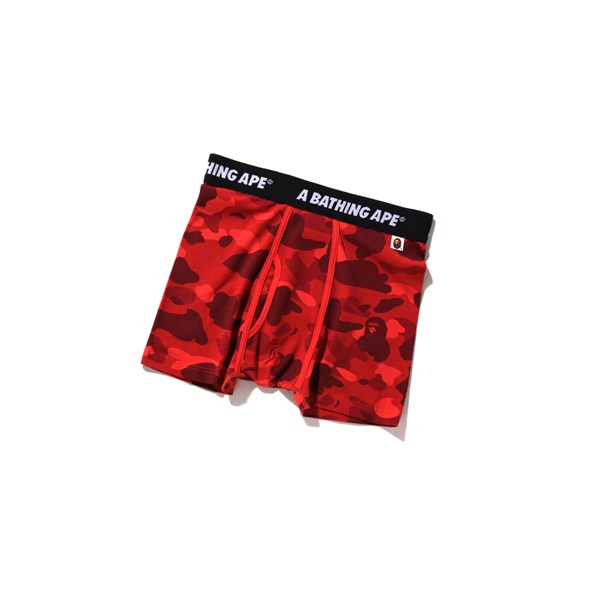Bright Red A BATHING APE Color Camo Trunks Boxers Men's Boxer | VQ6708415