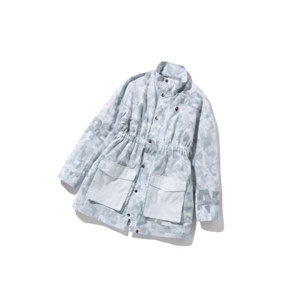 Grey A BATHING APE Sand Camo A Bathing Ape M65 Thin Women's Jackets | PN5296703