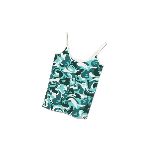 Mint A BATHING APE Marble Camo Camisole Tank Top Women's Tank Tops | JO1057894