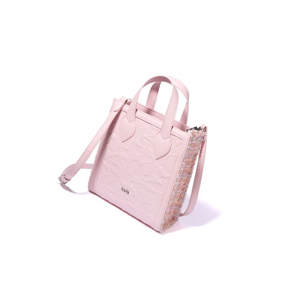 Pink A BATHING APE Solid Camo Mini Women's Tote Bags | RF0498271