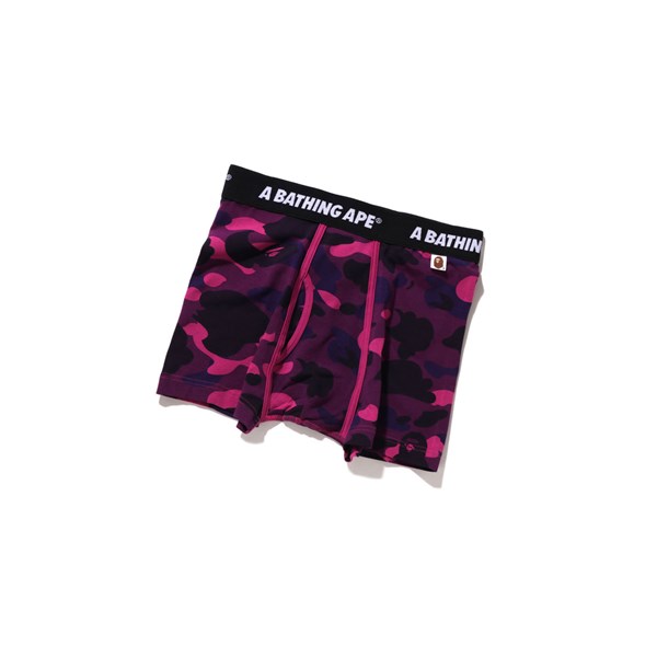 Purple A BATHING APE Color Camo Trunks Boxers Men's Boxer | LM8462197